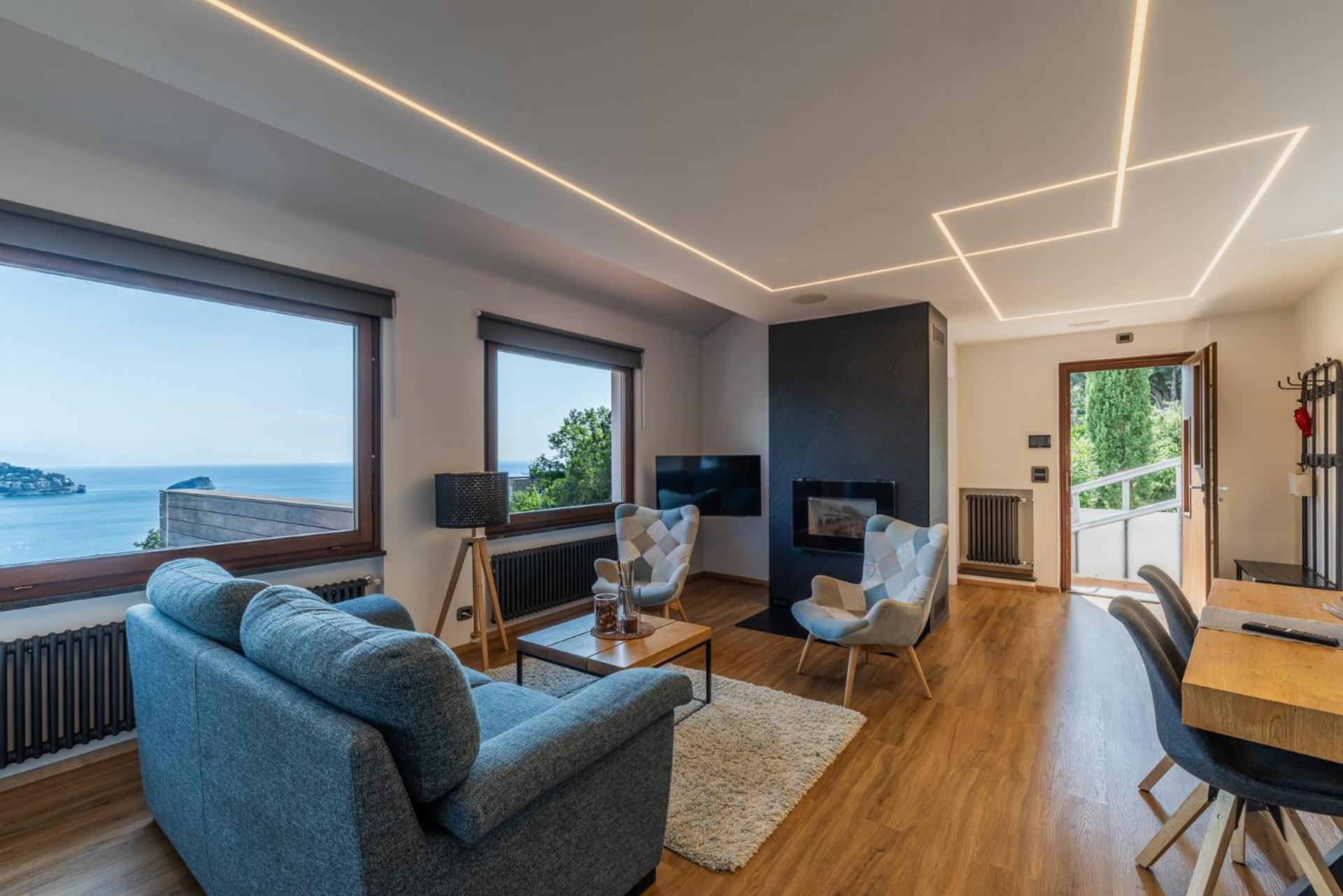 Spettacolare Vista Isola Terrazza E Idromassaggio Villa Noli Exteriör bild